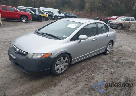 2007 Honda Civic Lx z USA, uszkodzony, nr VIN 1HGFA16587L001567
